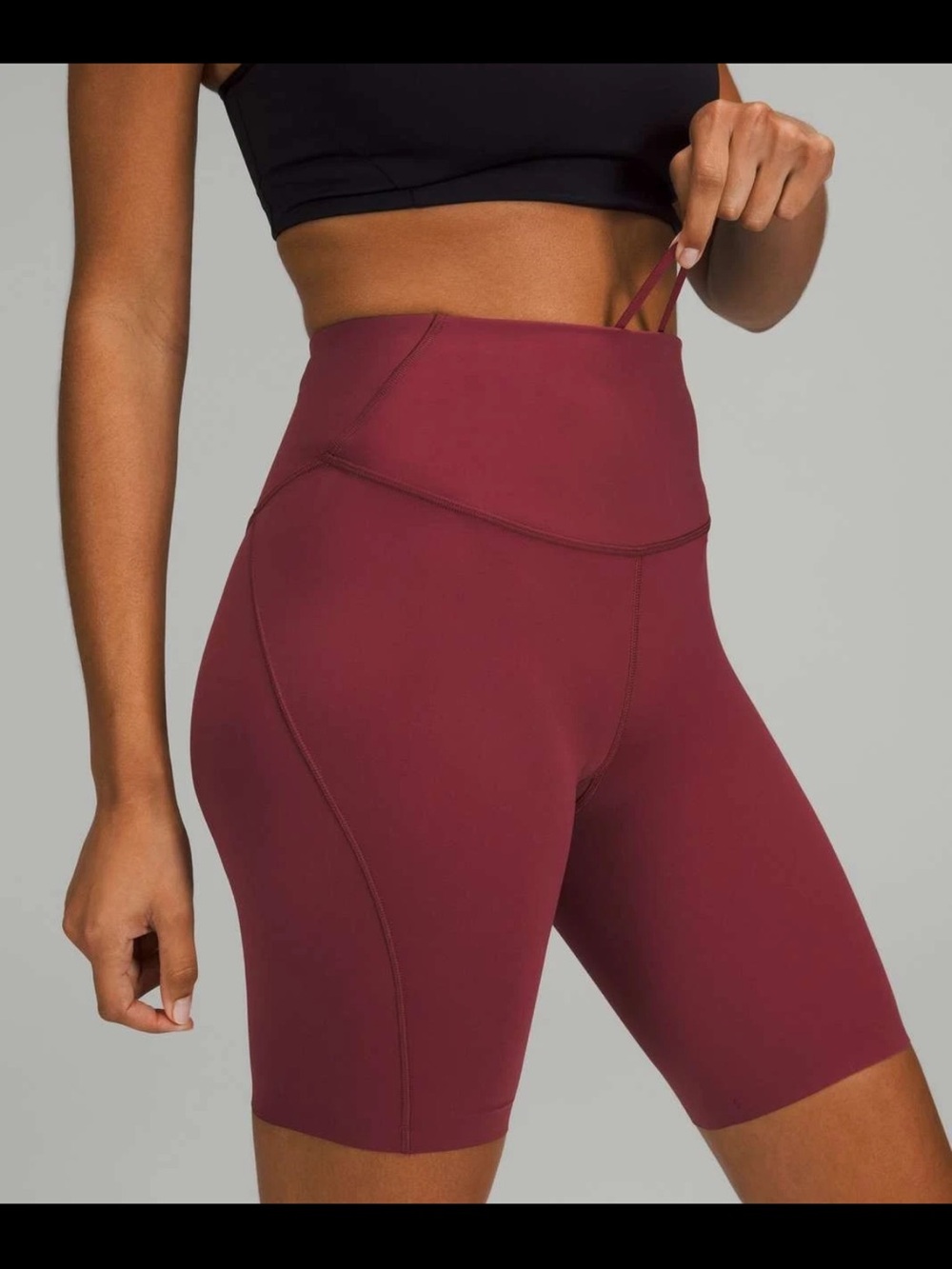 Lululemon Base Pace High-Rise Short 8” Women’s Sz 2 Mulled Wine Yoga Running